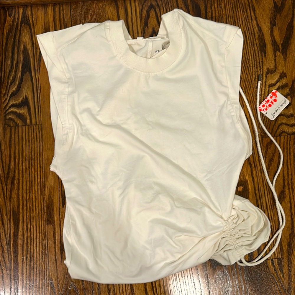 FREE PEOPLE MOVEMENT CITY VIBES TANK - WHITE